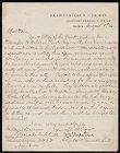 Letter from Adjutant General J. G. Martin to Captain Thomas Sparrow, copy for General Gwynn